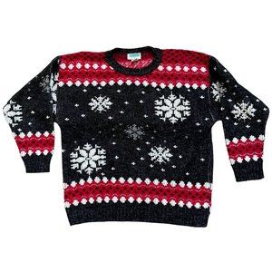 Partners Mervyns Sweater Womens Large Christmas Ugly Party Snowflake Winter Col